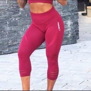 GYMSHARK OG energy seamless cropped leggings